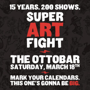 Promotional flyer for Super Art Fight 200